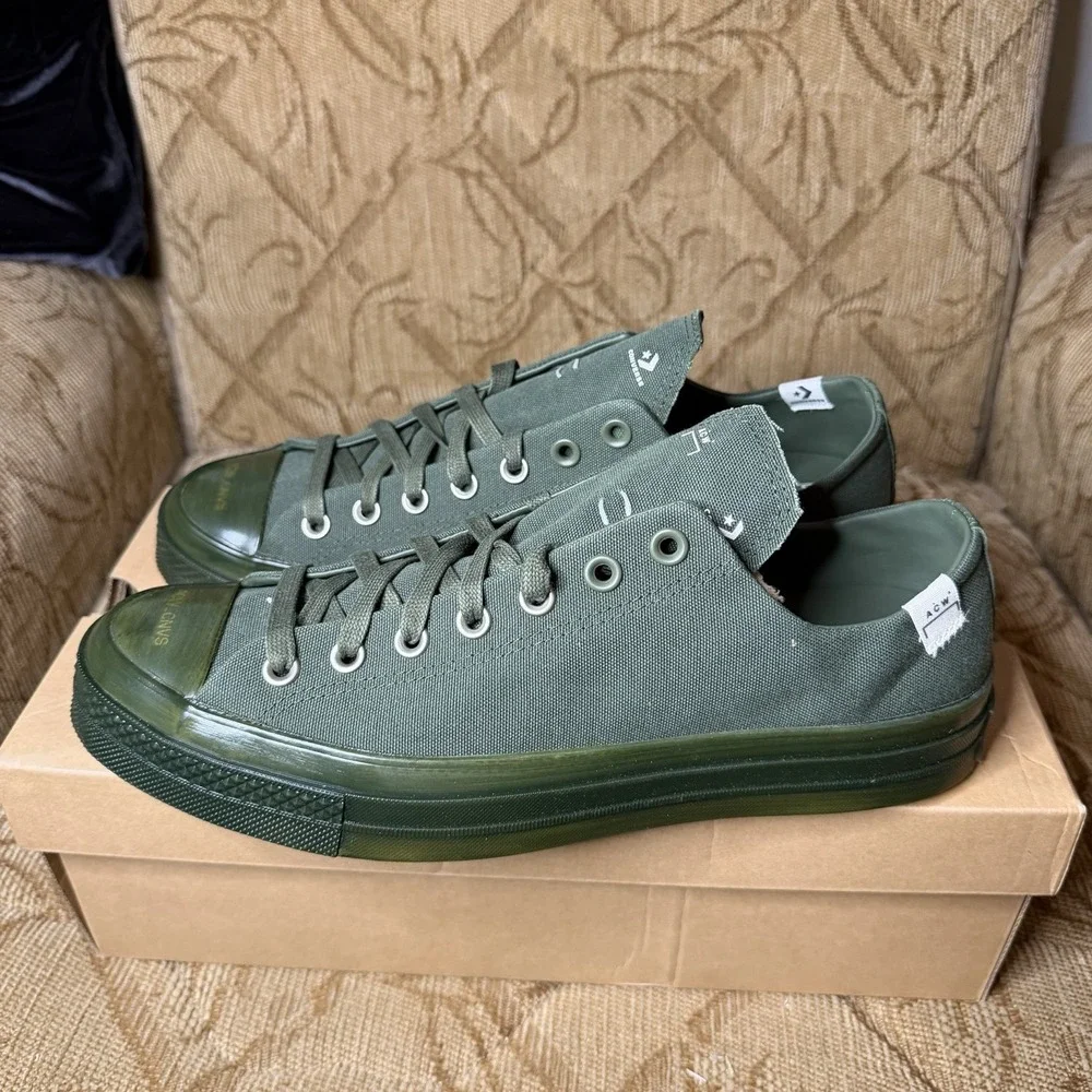 Converse x A-Cold-Wall ACW Chuck 70 OX Low Pine Green A06688C Men's Shoe 10.5 - Picture 1 of 7